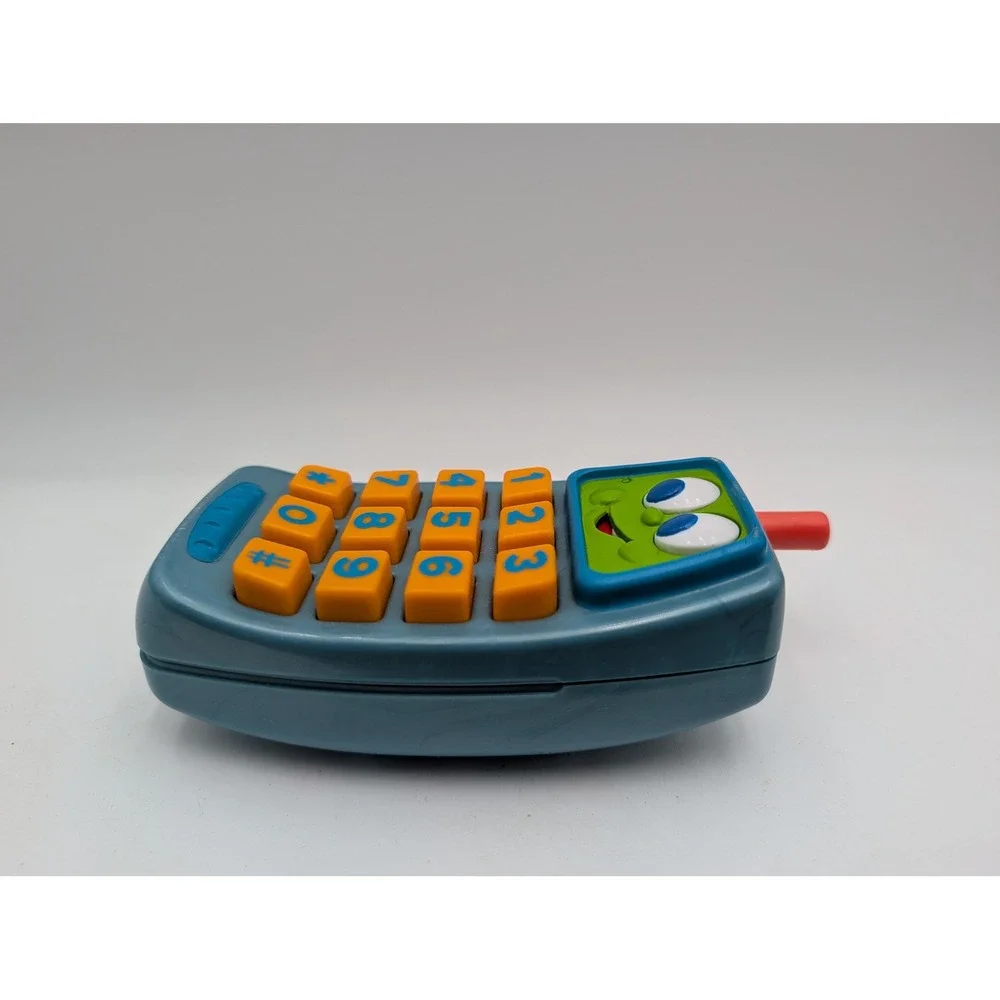 Playskool Toy Cell Phone Cool Crew 2003 Hasbro Chunky Buttons Smiling Face